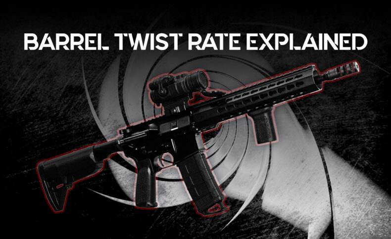 an image depicting an ar15 rifle in front of barrel rifling