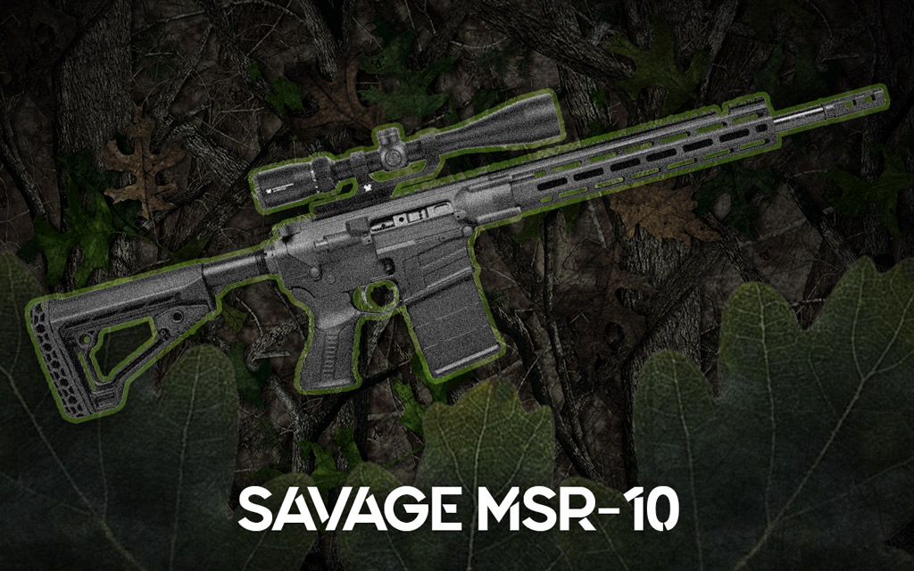 a photo of the Savage MSR 10 Hunter rifle