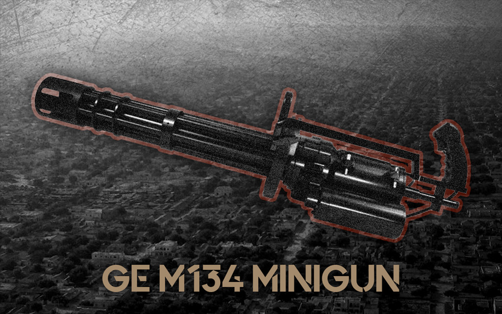 a photo of a GE M134 Minigun