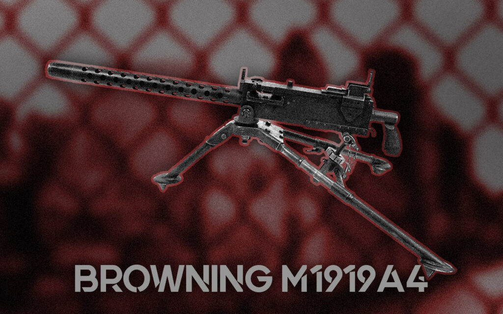 a photo of the Browning M1919A4 machine gun
