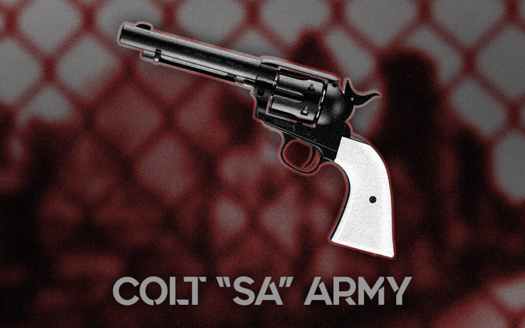 a photo of the Colt Single Action Army revolver