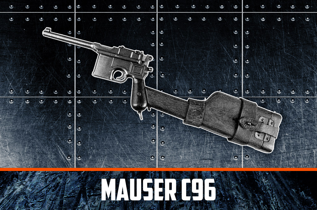 a photo of a Mauser C96 pistol