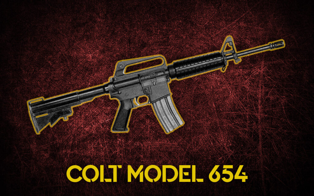 a photo of the Colt Model 654 rifle