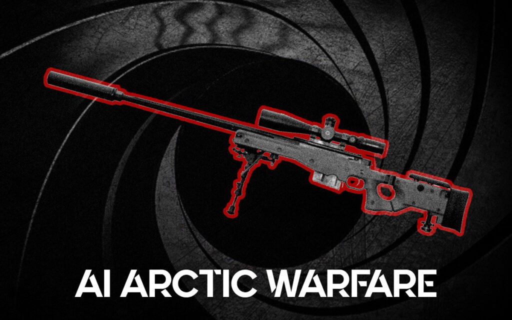 a photo of a Accuracy International Arctic Warfare rifle