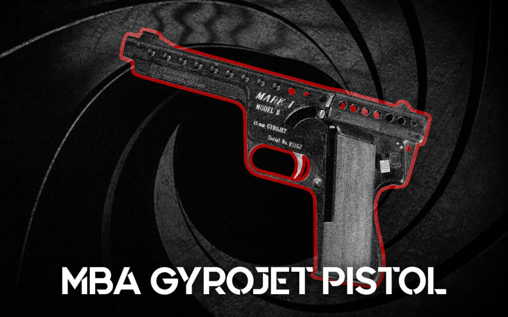 a photo of a MBA Gyrojet Pistol