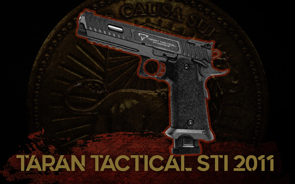 a photo of Taran Tactical Innovations STI 2011 Combat Master Pistol guns of john wick