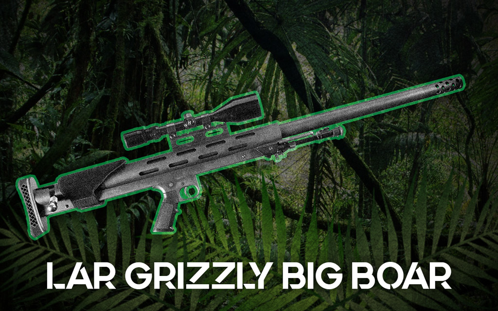 a photo of the LAR Grizzly Big Boar rifle