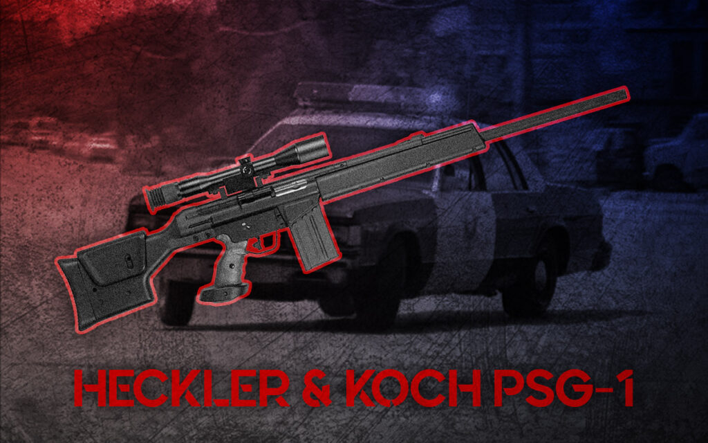 a photo of the legendary Heckler & Koch PSG-1 sniper rifle