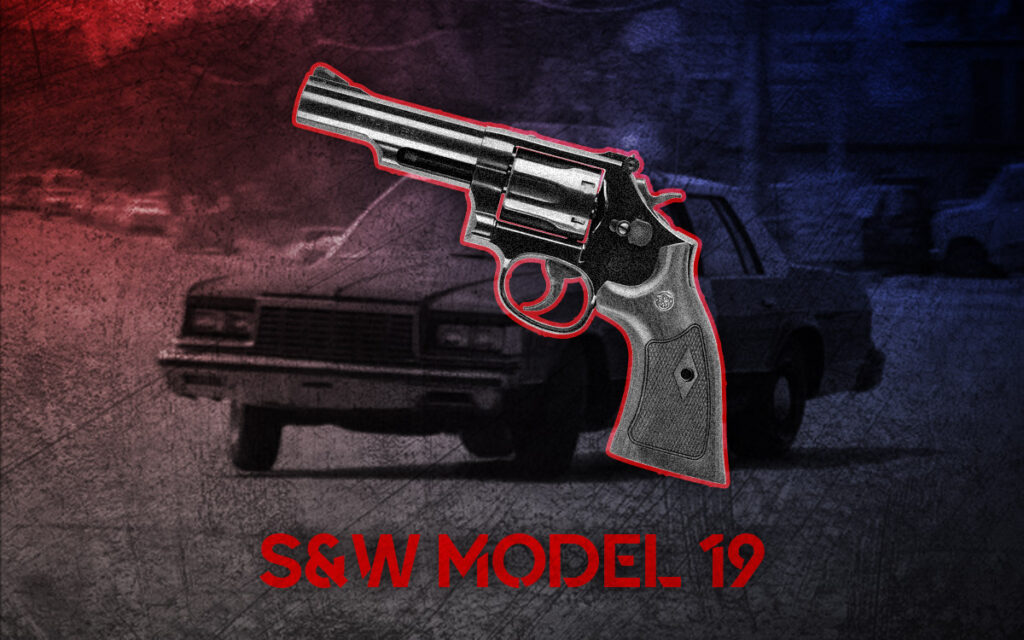 a photo of the Smith & Wesson Model 19 lethal weapon guns