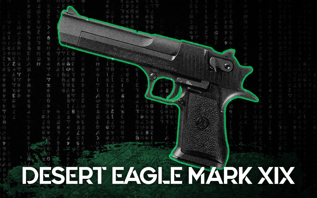 a photo of the IMI Desert Eagle Mark XIX guns of the matrix