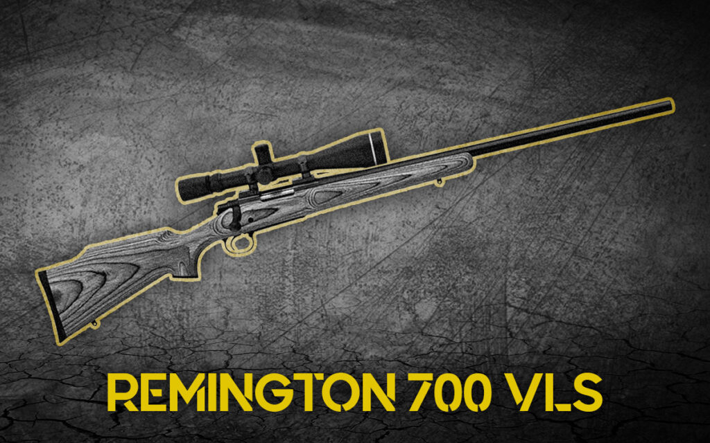 a photo of a Remington 700 VLS bolt action hunting rifle