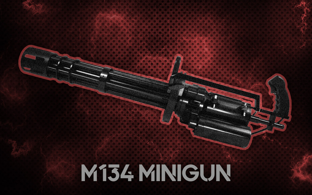the M134 minigun goes brrrrrrrr