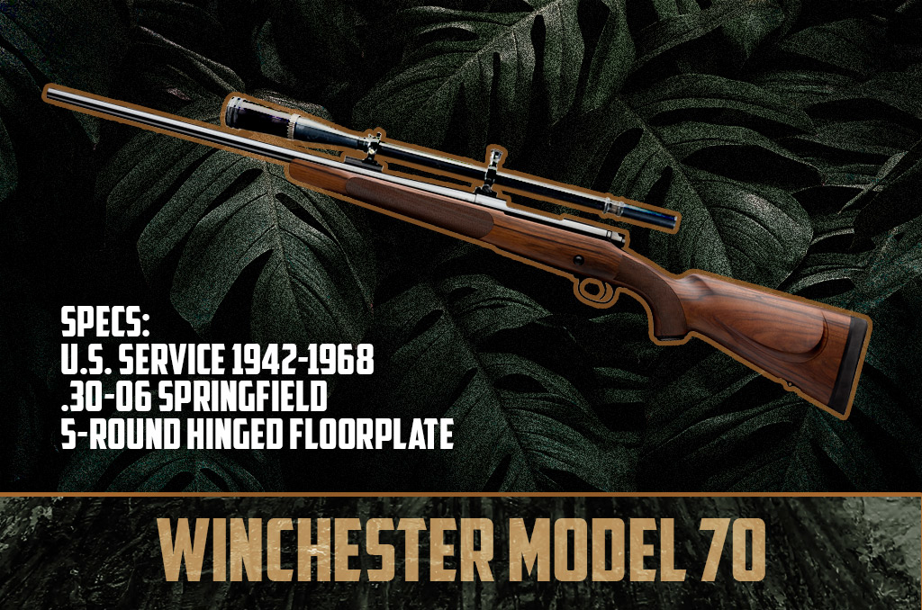 photo of winchester model 70 sniper rifle vietnam war weapons