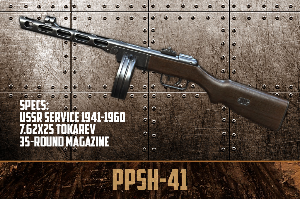 a photo of PPSh-41 machine gun