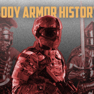 a graphic depicting the history of body armor