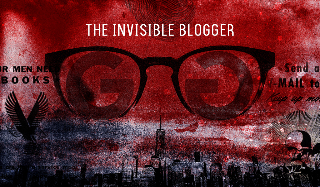 an illustration depicting the invisible blogger