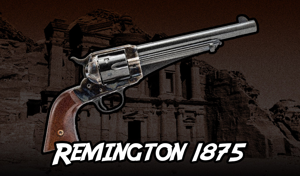a photo of a Remington 1875 revolver