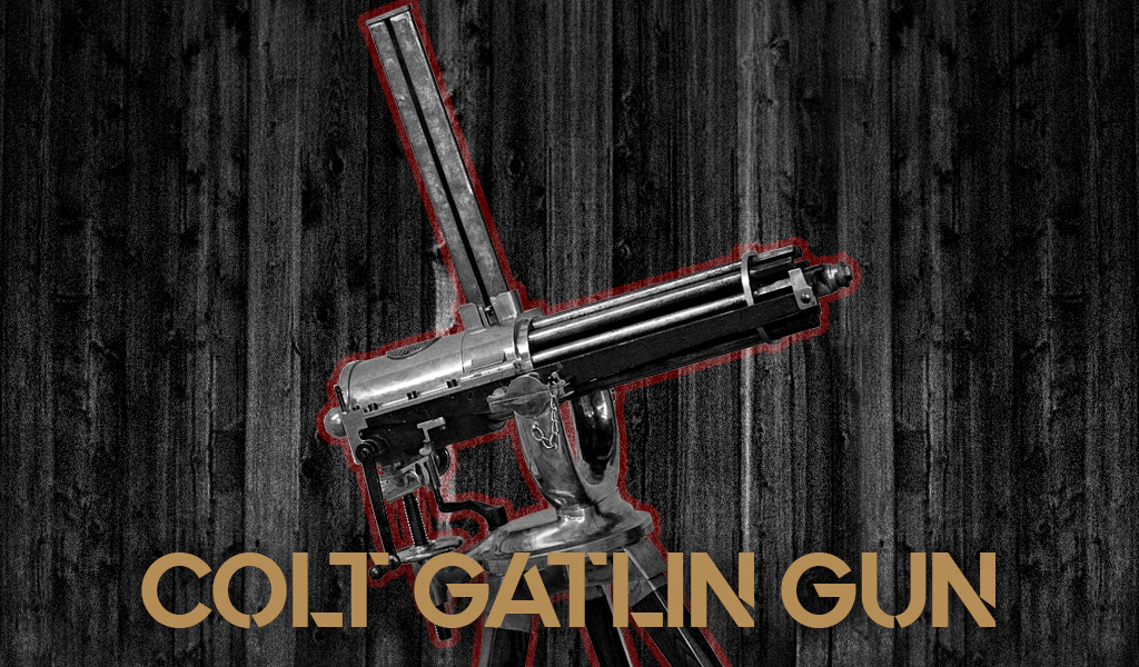 a photo of a colt gatlin gun