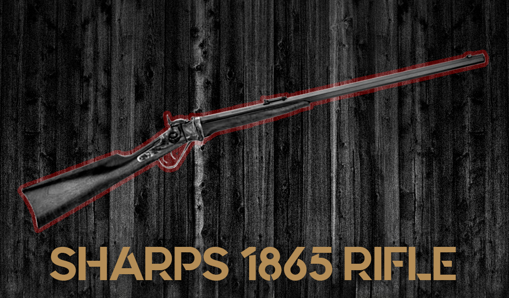 a photo of a Sharps 1865 Sniper Rifle is one of Josey Wales guns