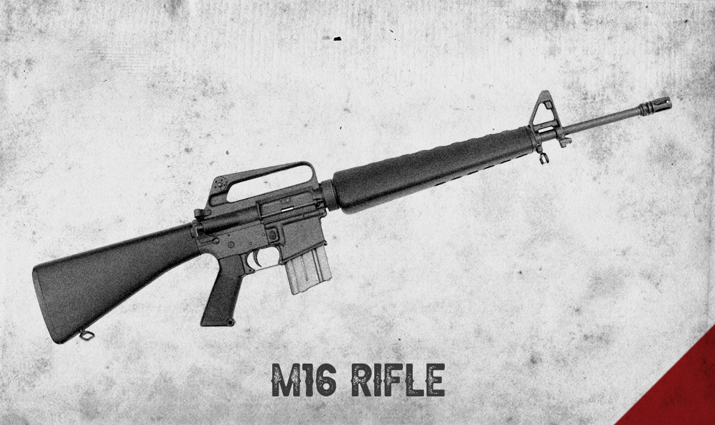 the m16 battle rifle a photo of the m16 battle rifle