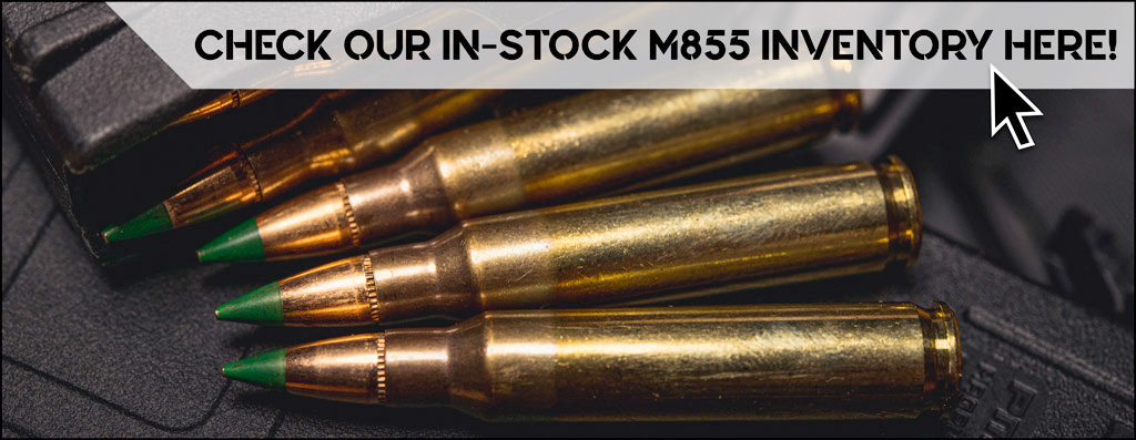 in stock m855 ammo