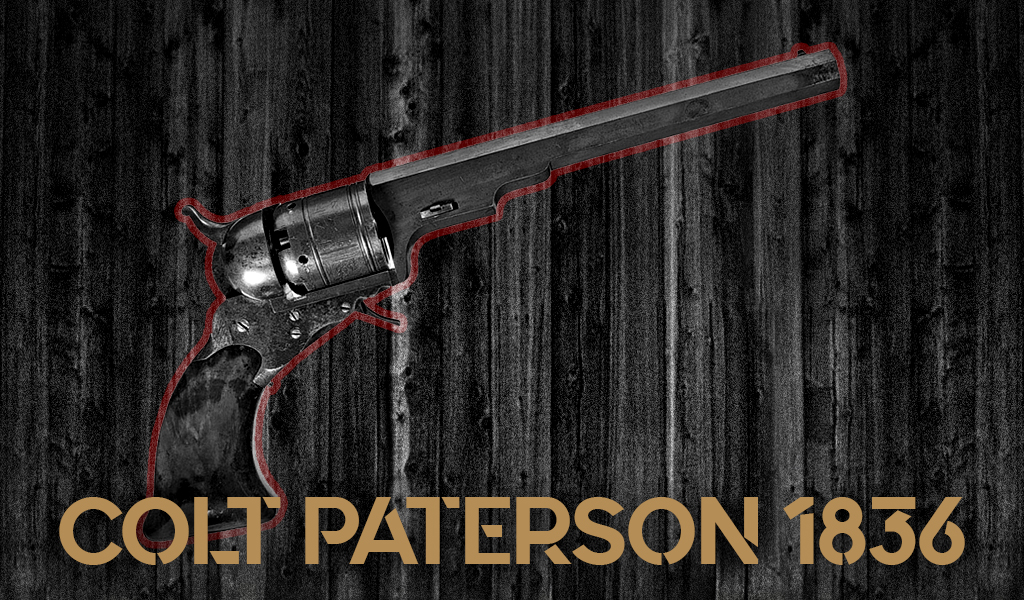 a photo of the Colt Paterson 1836 revolver