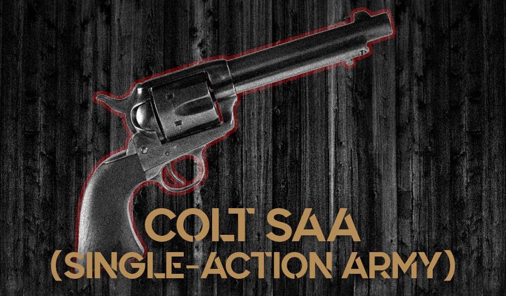 a photo of the Colt Single-Action Army Revolver