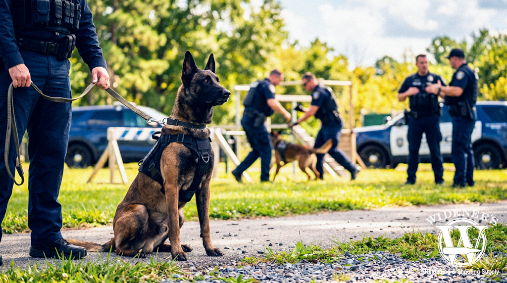 showing how to become a police officer with k9 un an officer showing how to become a police officer with k9 unit
