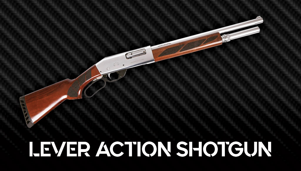 a photo of a lever action shotgun
