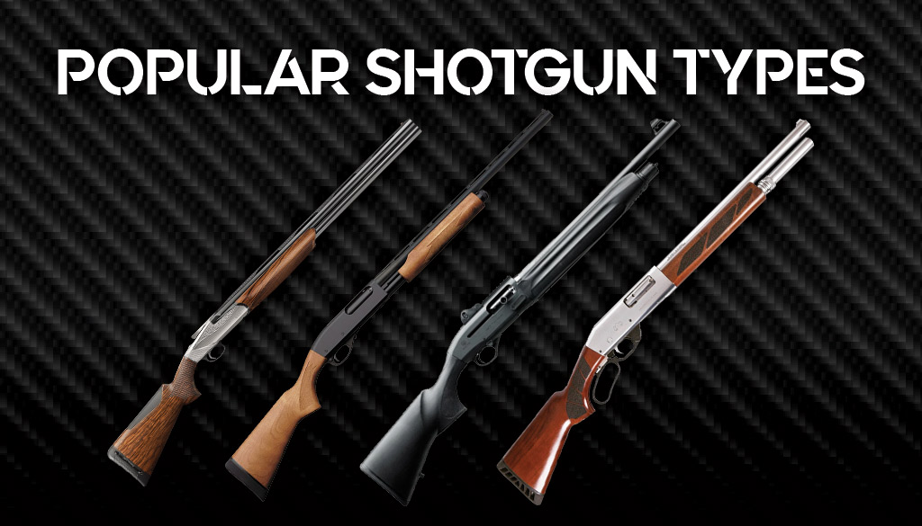 a photo of popular shotgun types