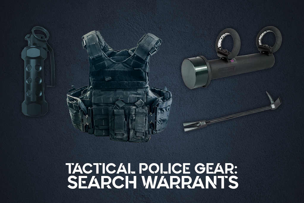 a photo of Tactical Police Gear for Search Warrants