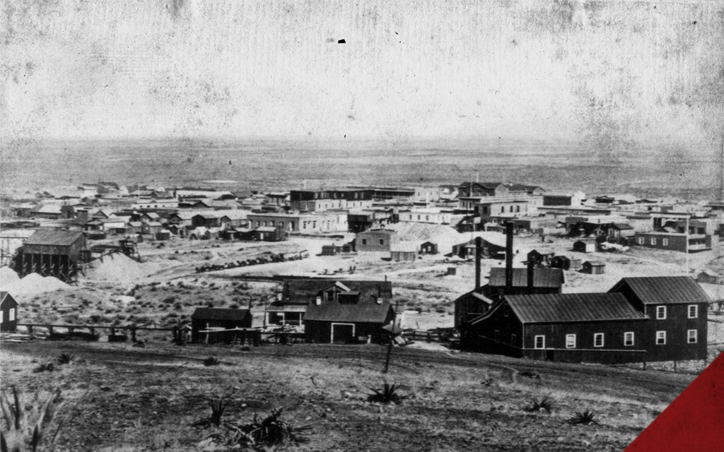 a photo of tombstone Arizona in the 1800s