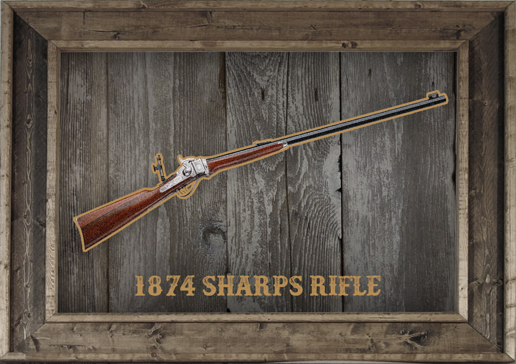 a photo of the 1874 Sharps Rifle