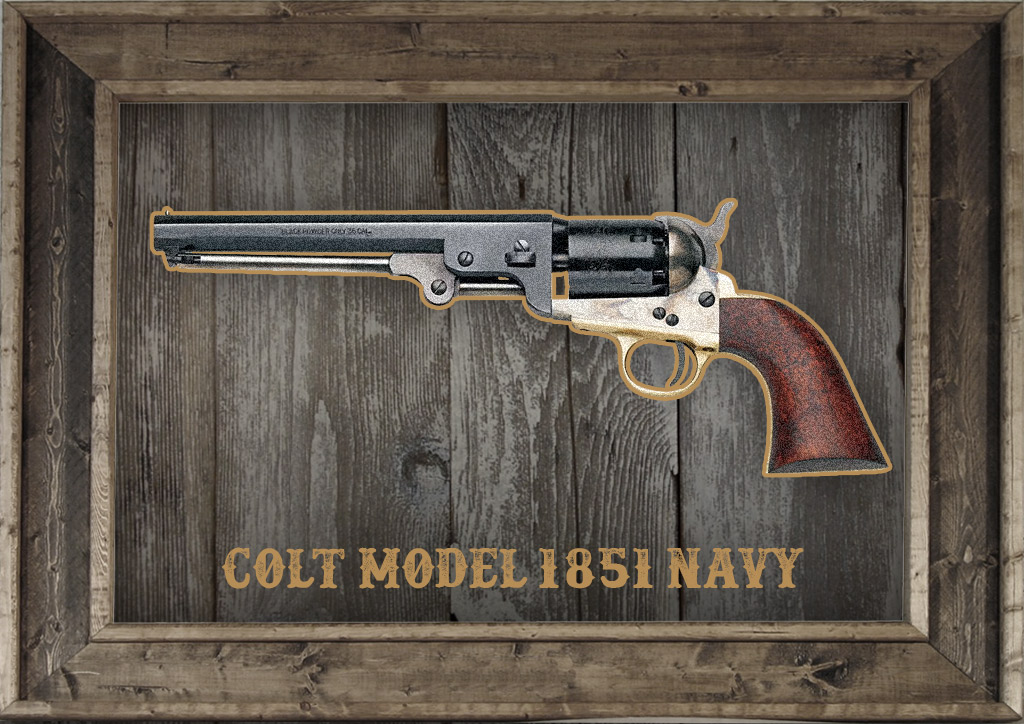 a photo of the Colt Model 1851 Navy revolver