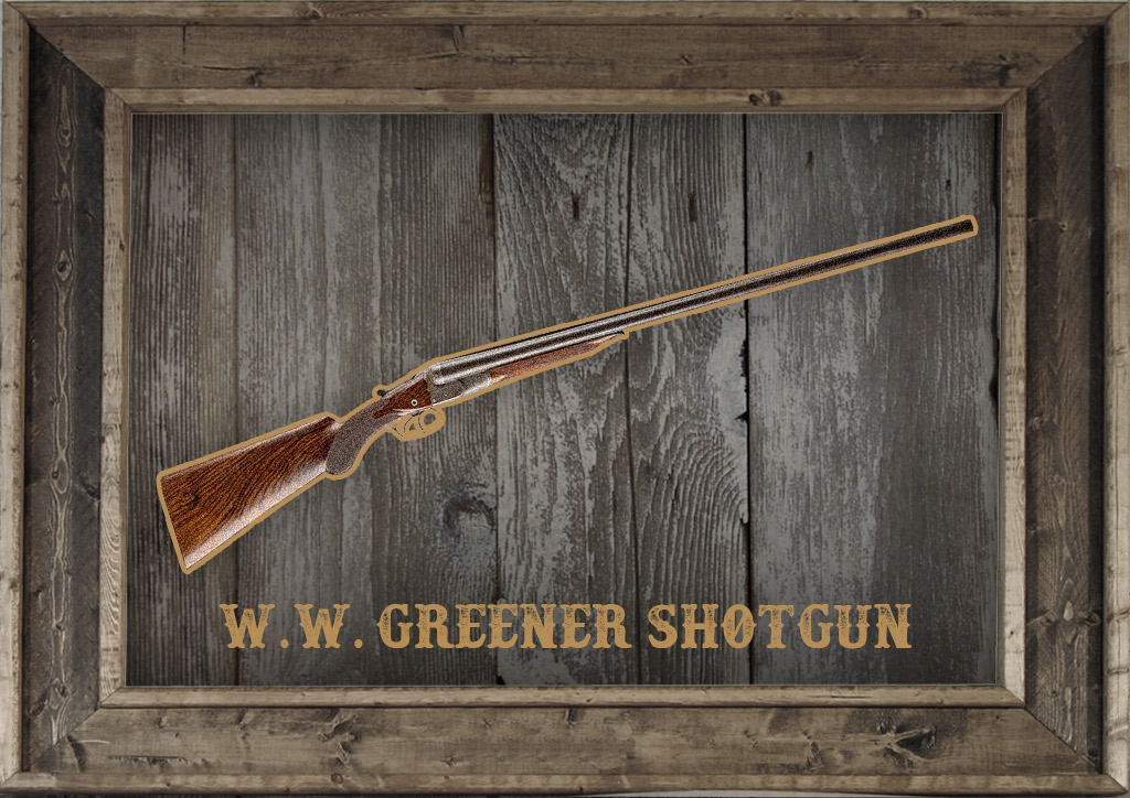 a photo of the W.W. Greener Double-Barreled Shotgun
