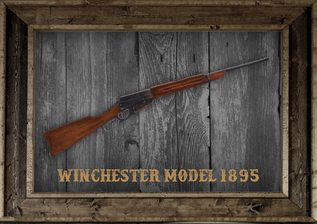 a photo of the winchester model 1895 rifle texas rangers history