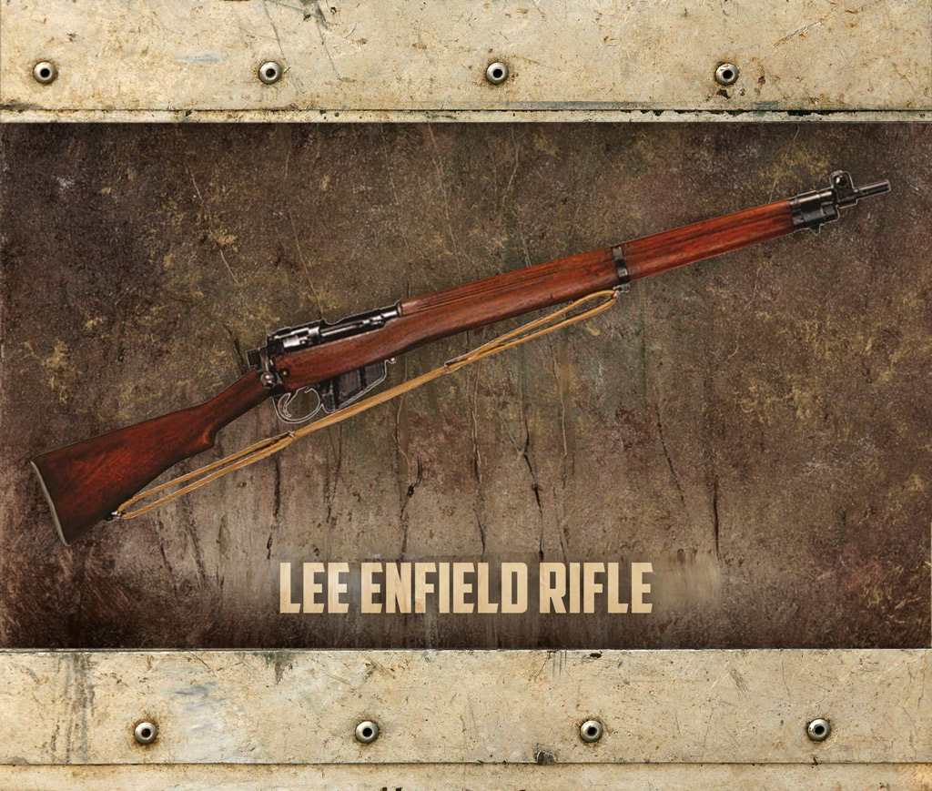 photo of the Lee-Enfield rifle World War I weapons