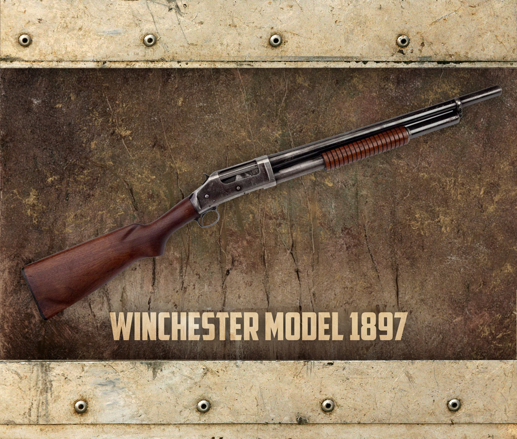 photo of the winchester 97 shotgun