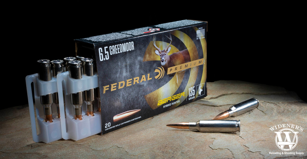 a photo of federal 6.5 creemoor hunting ammo
