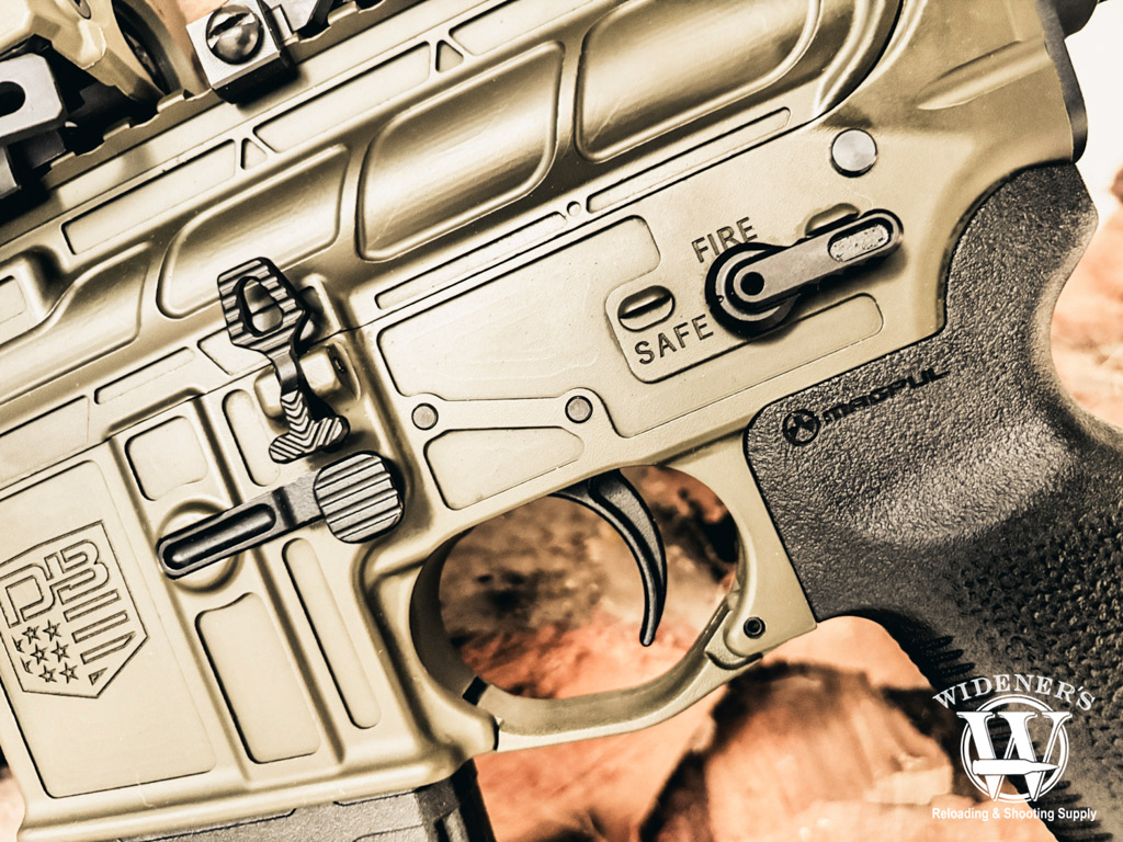 a photo of an ambidextrous safety 